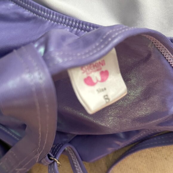 Purple Bikini Set by Shekini (Size Small) - Mermaid Iridescent Look - Picture 9 of 10